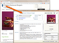 Screenshot: Automatically import recipe from the web.